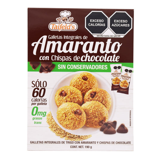 Galleta De Amaranto Chocolate 190 G (TAIFELDS)