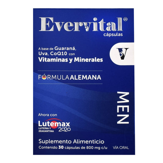 Evervital Men 30 Cápsulas (EVERVITAL)