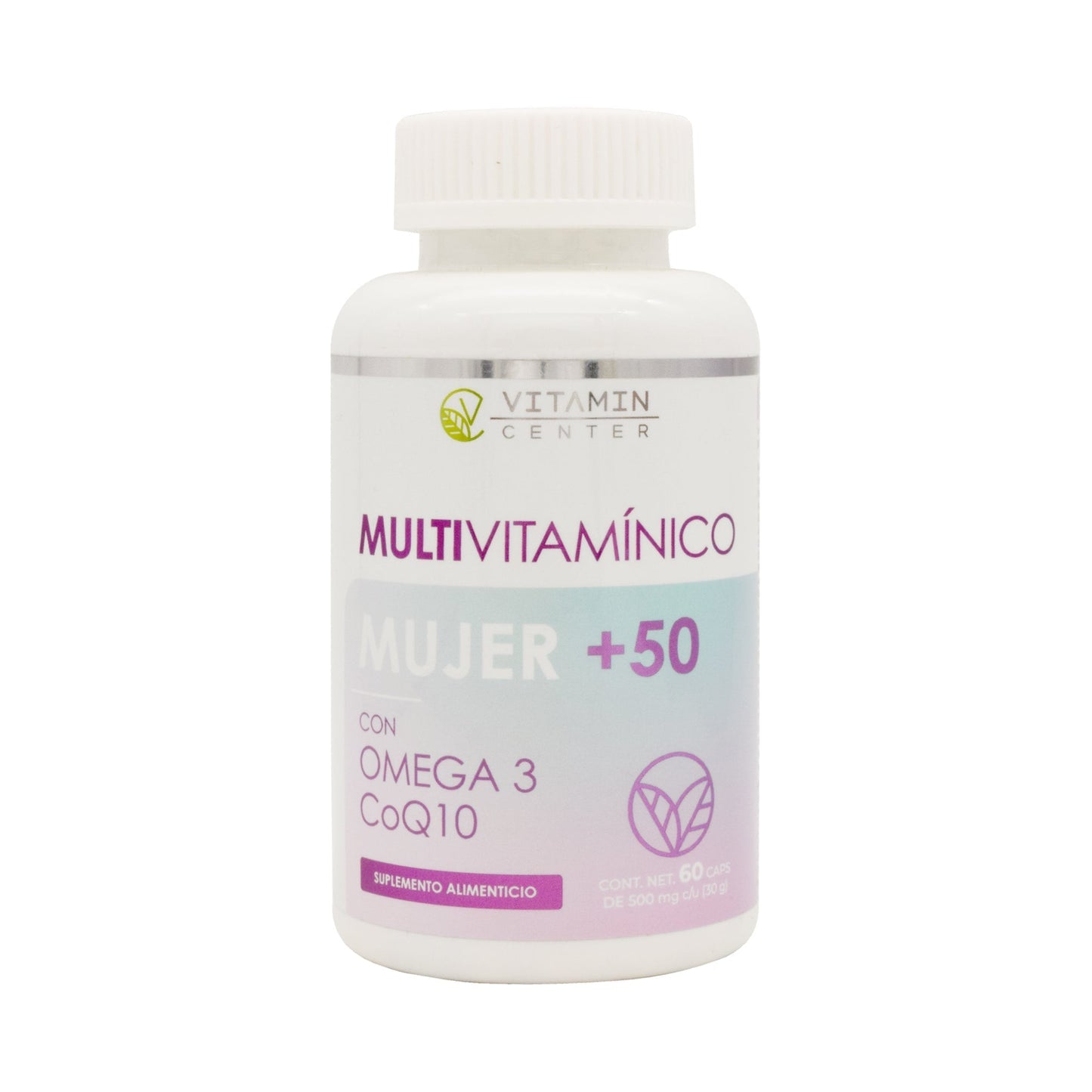 Multivitaminico Mujer 50 Mas 60 Cápsulas (VITAMIN CENTER)