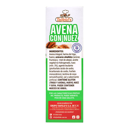 Galleta De Avena Con Nuez 90 G (TAIFELDS)