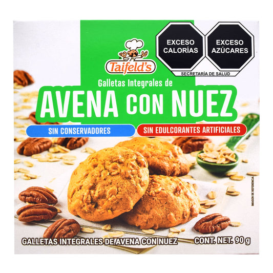 Galleta De Avena Con Nuez 90 G (TAIFELDS)
