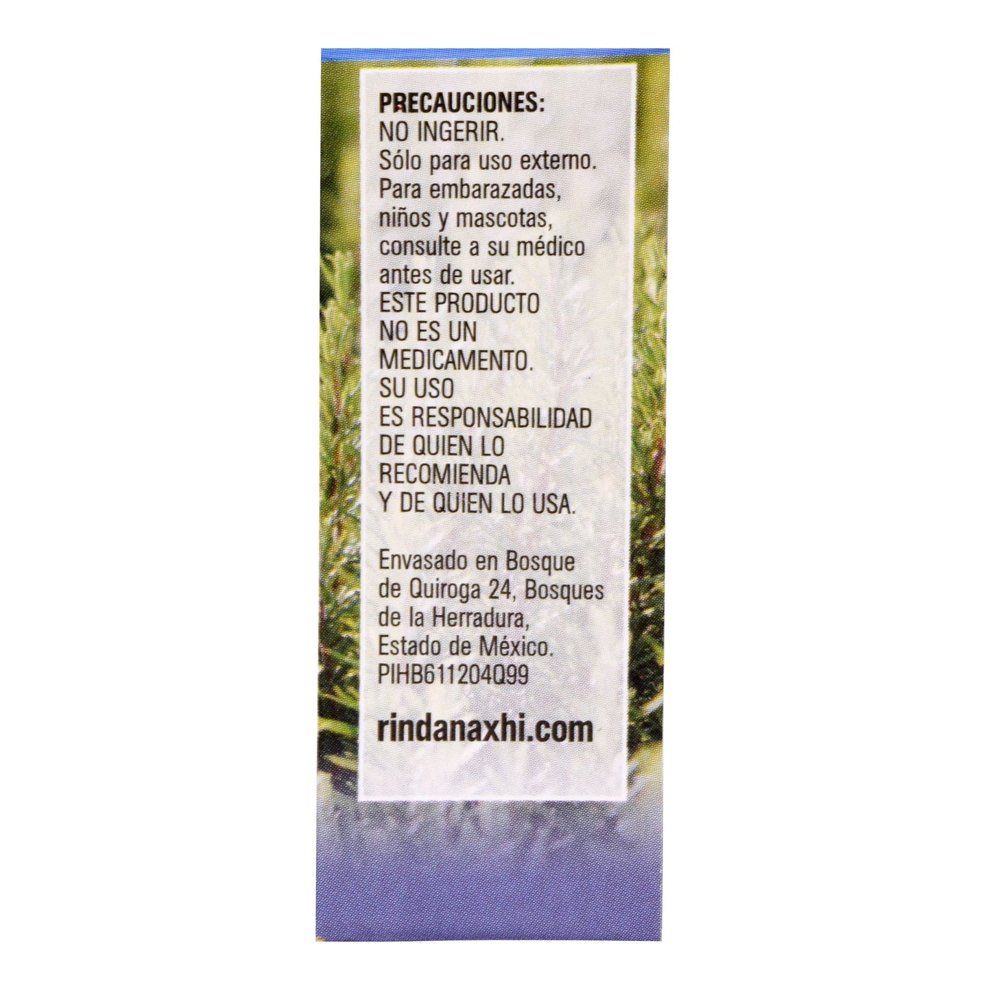 Aceite De Romero 10 Mililitros (RINDA)