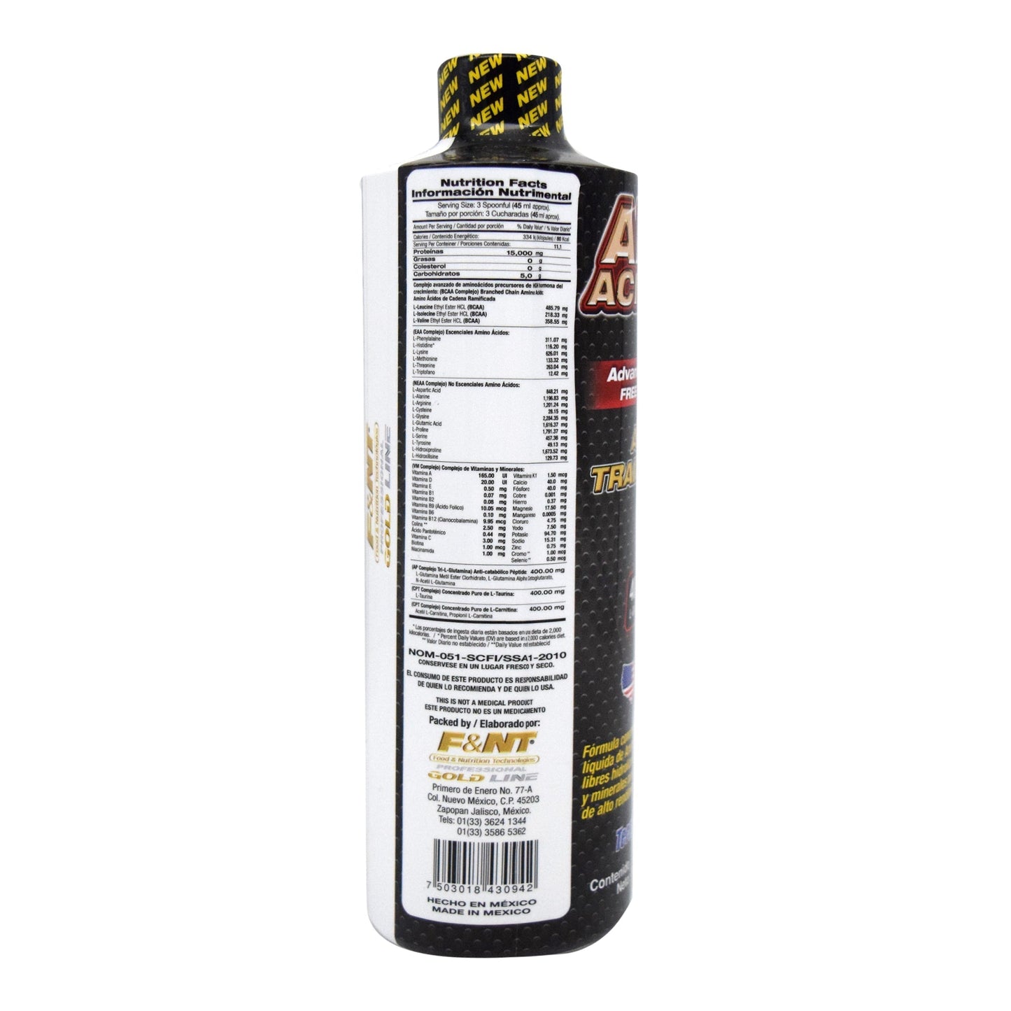 Amino Acidos 500 Mililitros (F&NT)