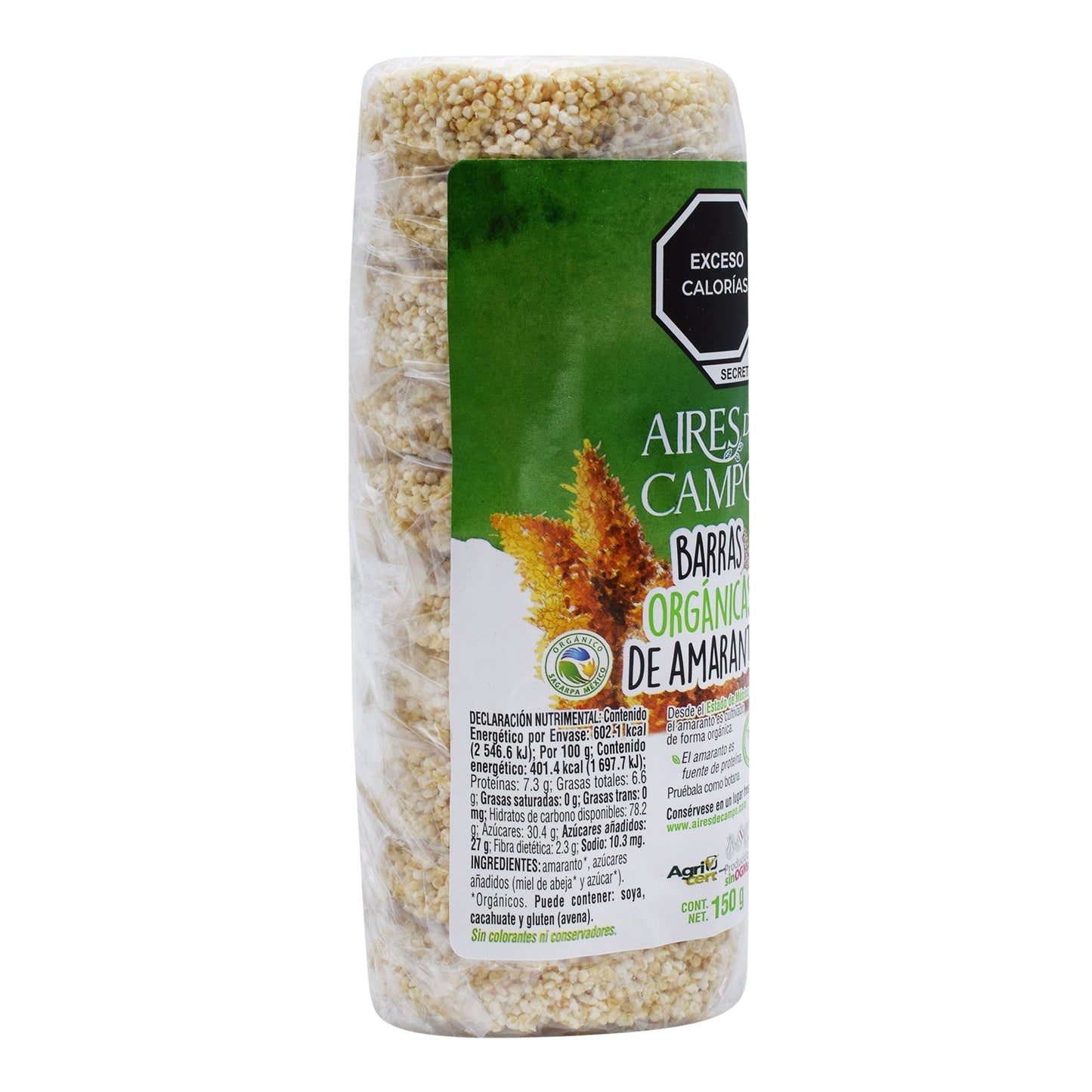 Barra De Amaranto 150 G (AIRES DE CAMPO)