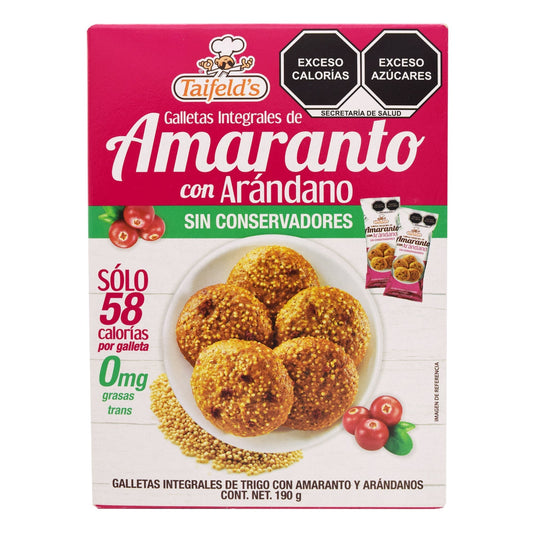 Galleta De Amaranto Arandano 190 G (TAIFELDS)