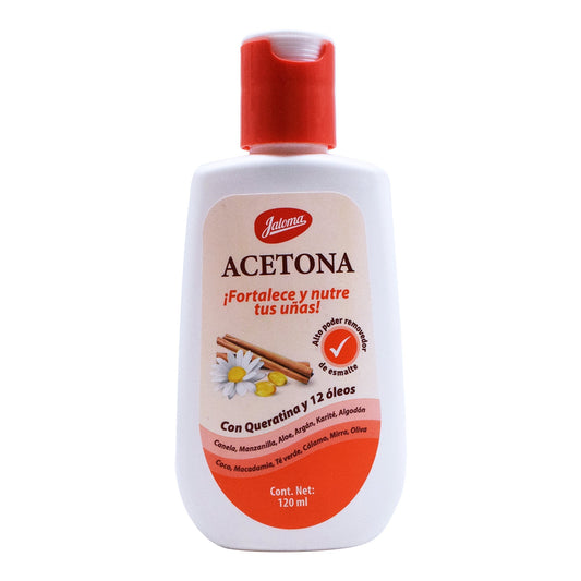 Quita Esmalte Con Queratina Y 12 Oleos 120 Mililitros (JALOMA)