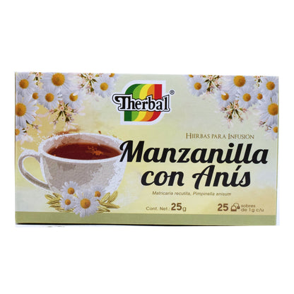Te De Manzanilla Con Anis 25 Sob (THERBAL)