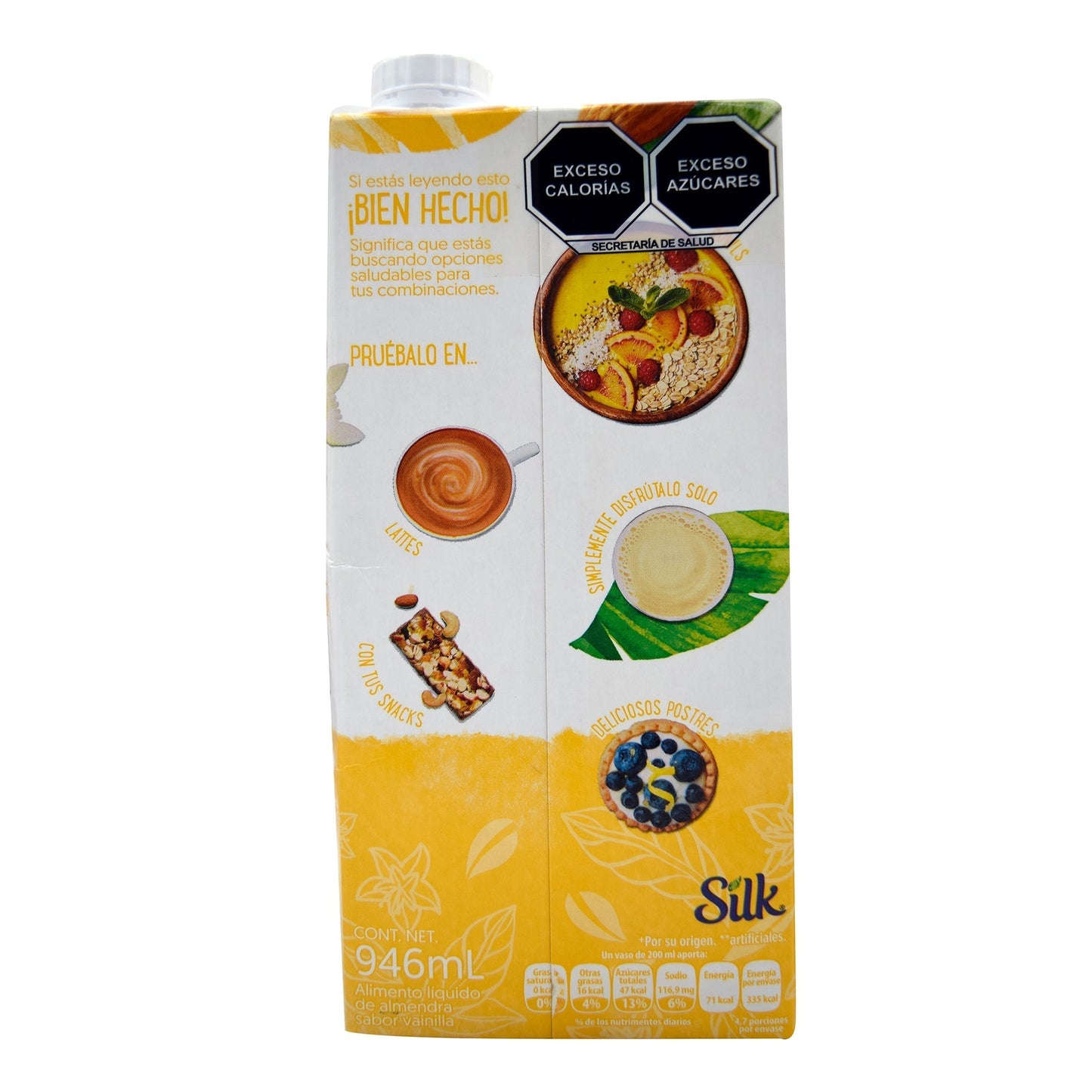 Bebida De Almendra Sab Vainilla 946 Mililitros (SILK)
