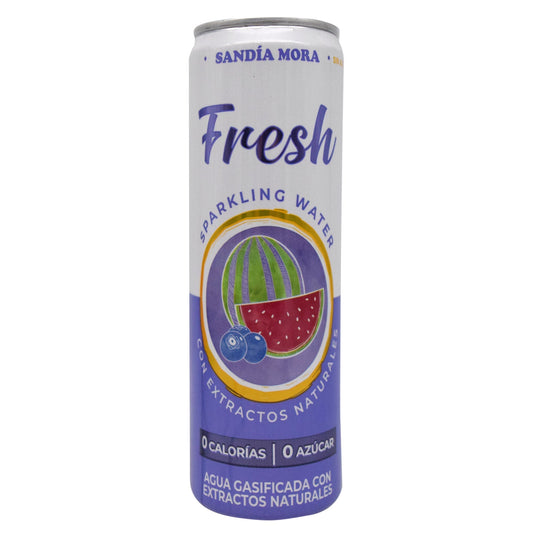 Agua Gasificada Sandia Mora 355 Mililitros (FRESH)