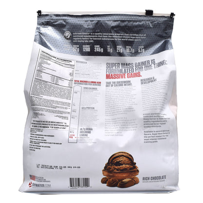 Dym Super Mass Gainer Chocolate 12 Lb (DYMATIZE)
