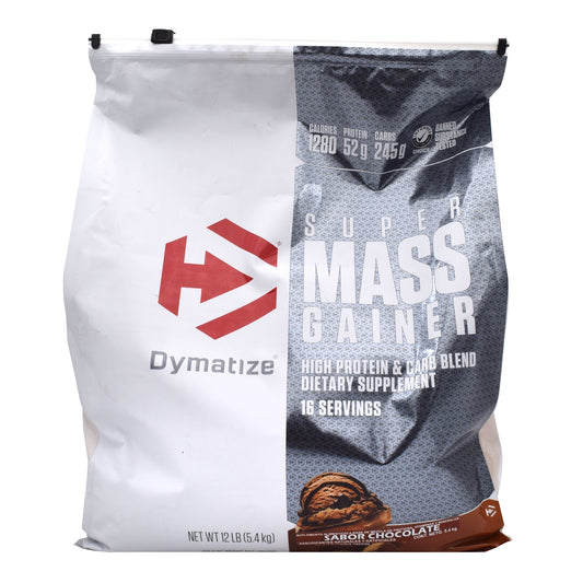 Dym Super Mass Gainer Chocolate 12 Lb (DYMATIZE)