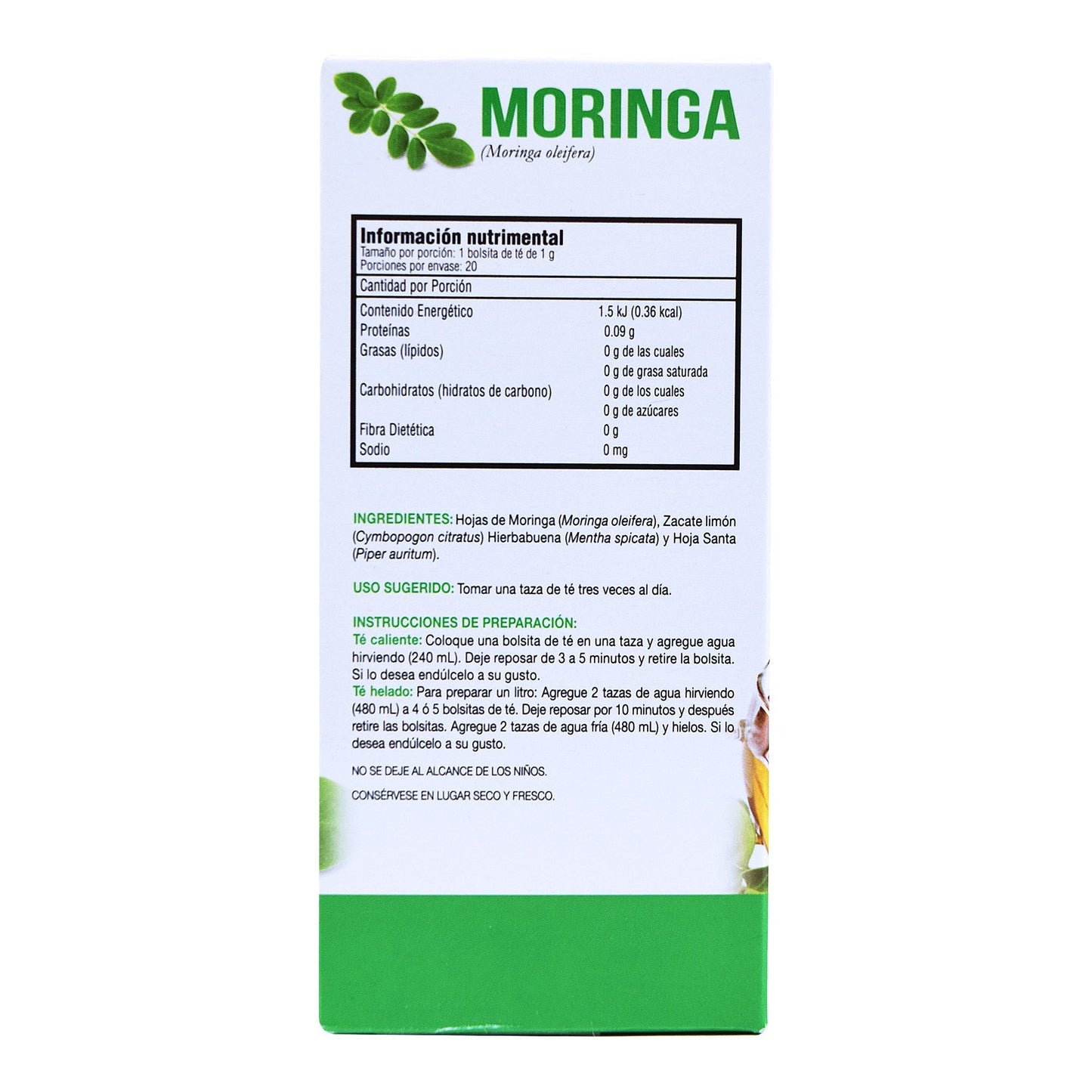 Te De Moringa  20 G (GREENSIDE)