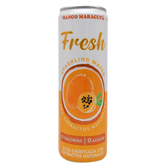 Agua Gasificada Mango Maracuya 355 Mililitros (FRESH)