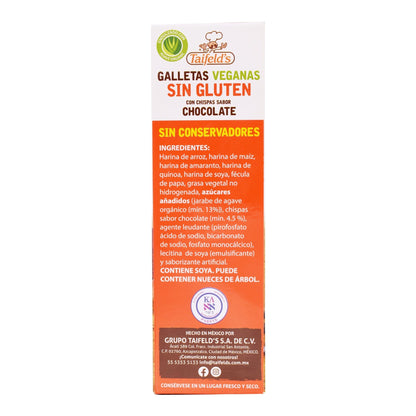 Galletas Con Chispas De Chocolate 200 G (TAIFELDS)