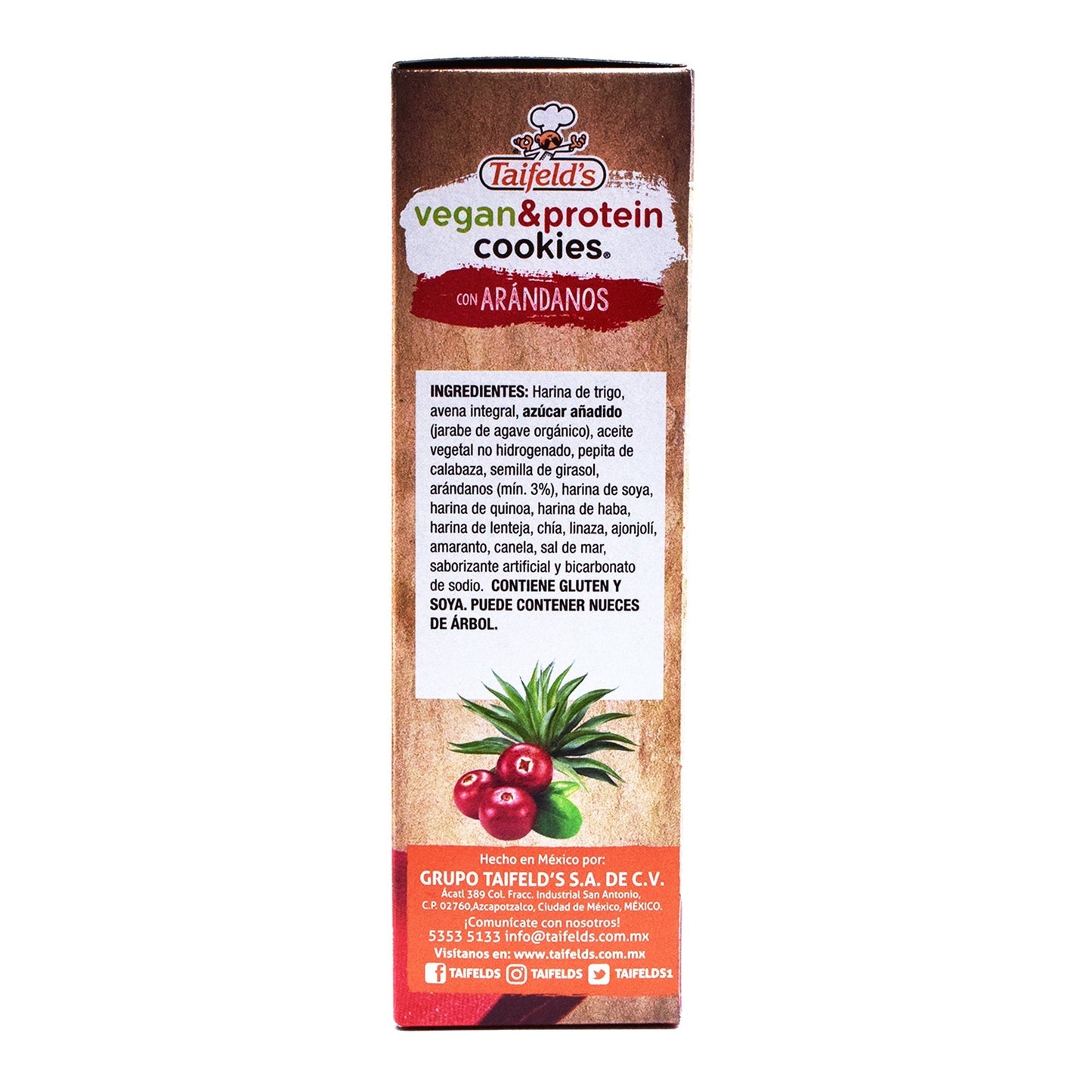 Galleta Vegana Con Arandano 170 G (TAIFELDS)