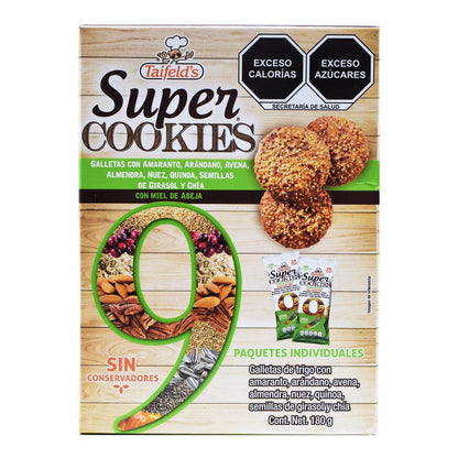 Galleta 9 Super Foods 180 G (TAIFELDS)