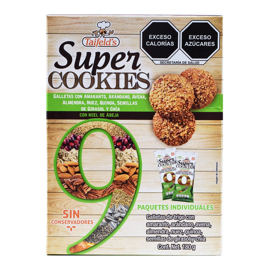 Galleta 9 Super Foods 180 G (TAIFELDS)