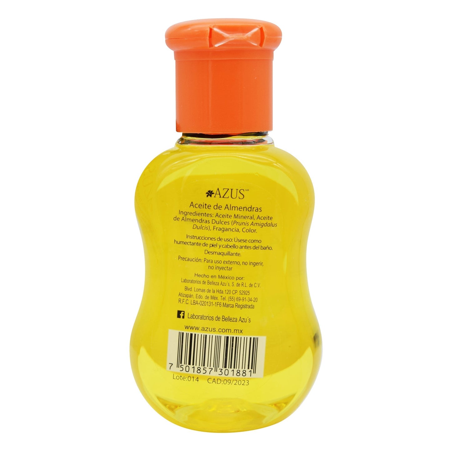 Aceite De Almendras 110 Mililitros (AZUS)