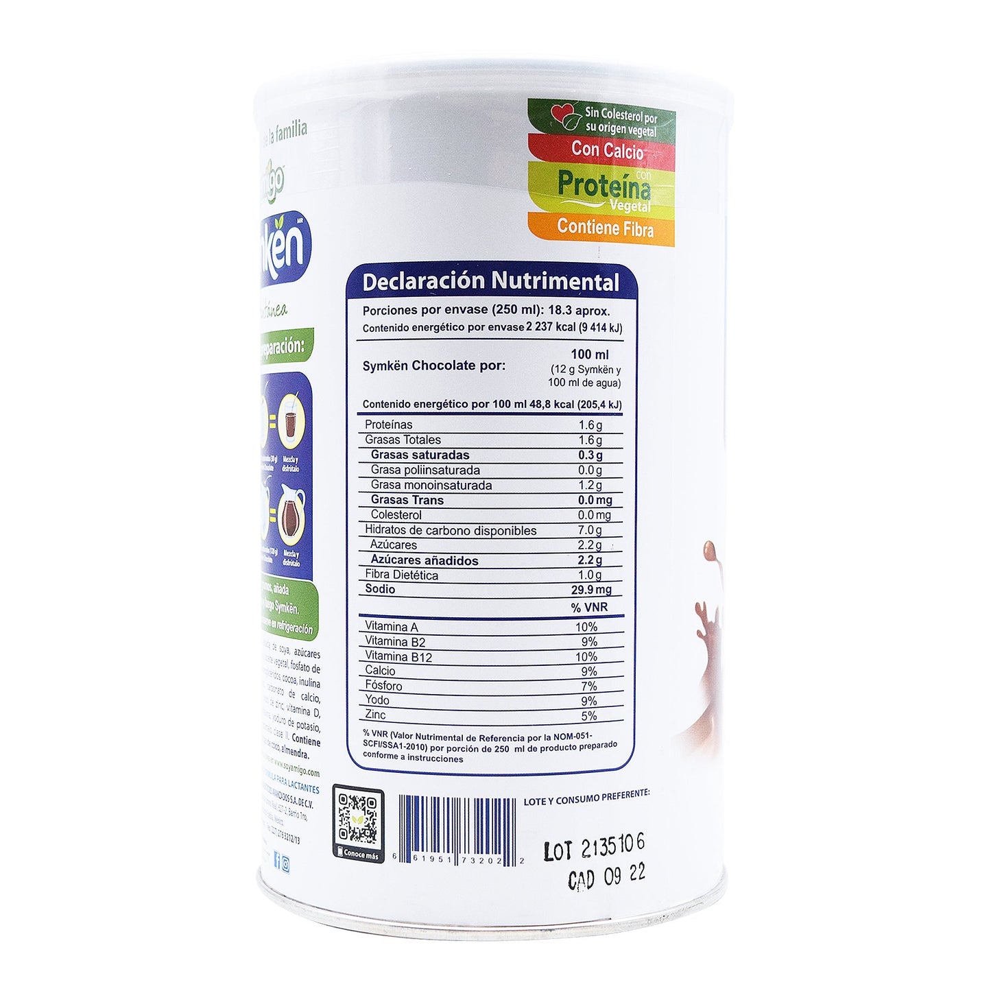 Bebida De Soya Chocolate 550 G (SOYAMIGO)
