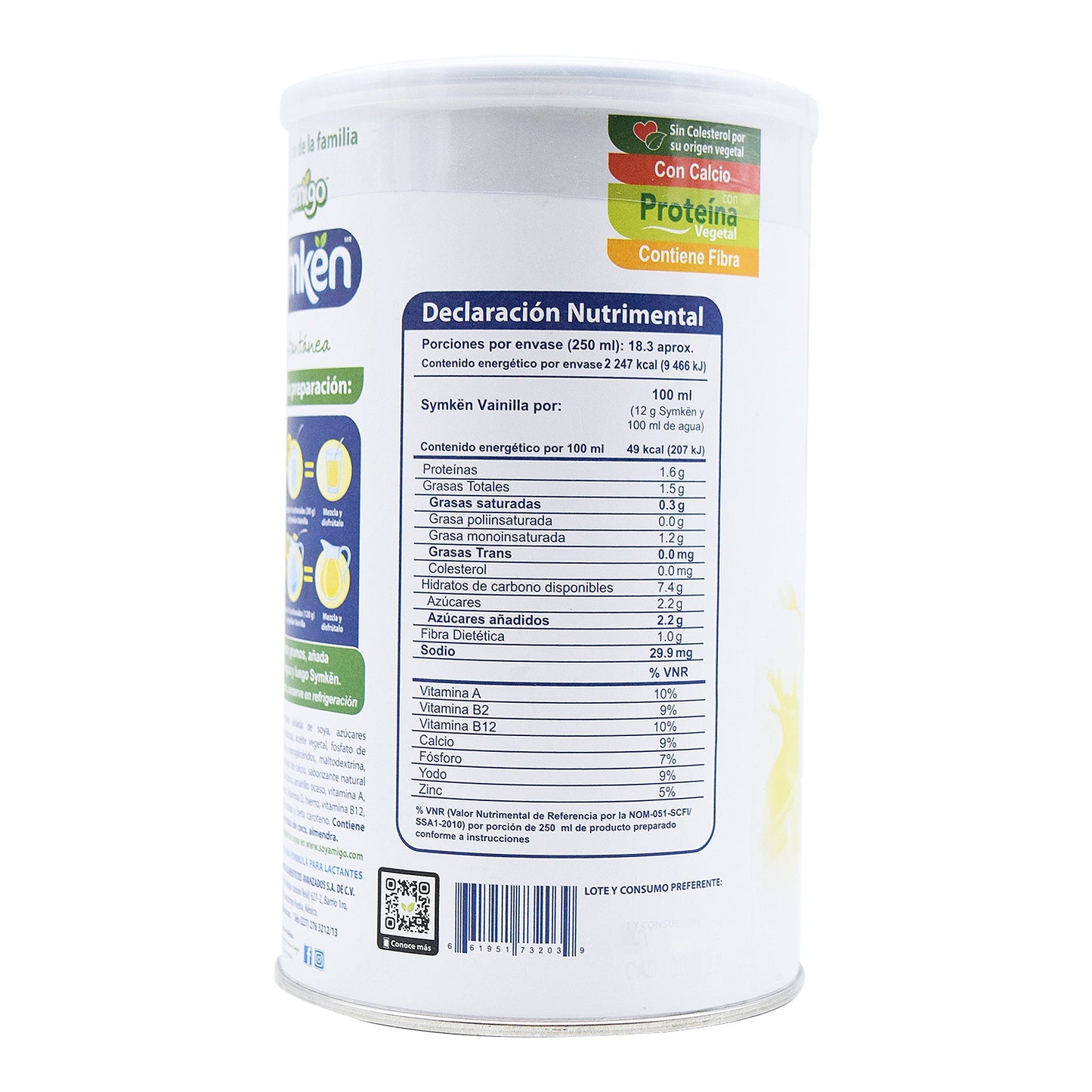 Bebida De Soya Vainilla 550 G (SOYAMIGO)