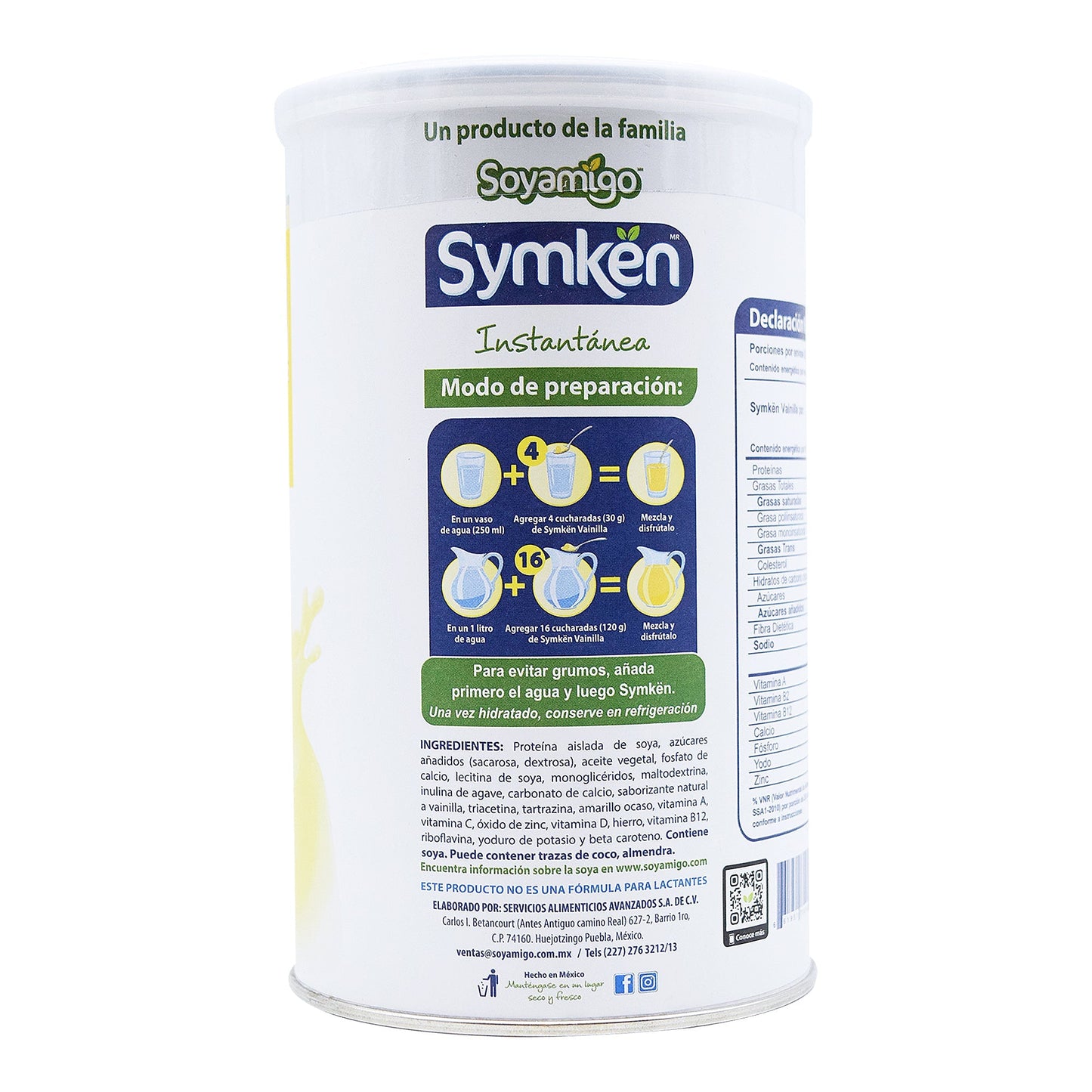 Bebida De Soya Vainilla 550 G (SOYAMIGO)