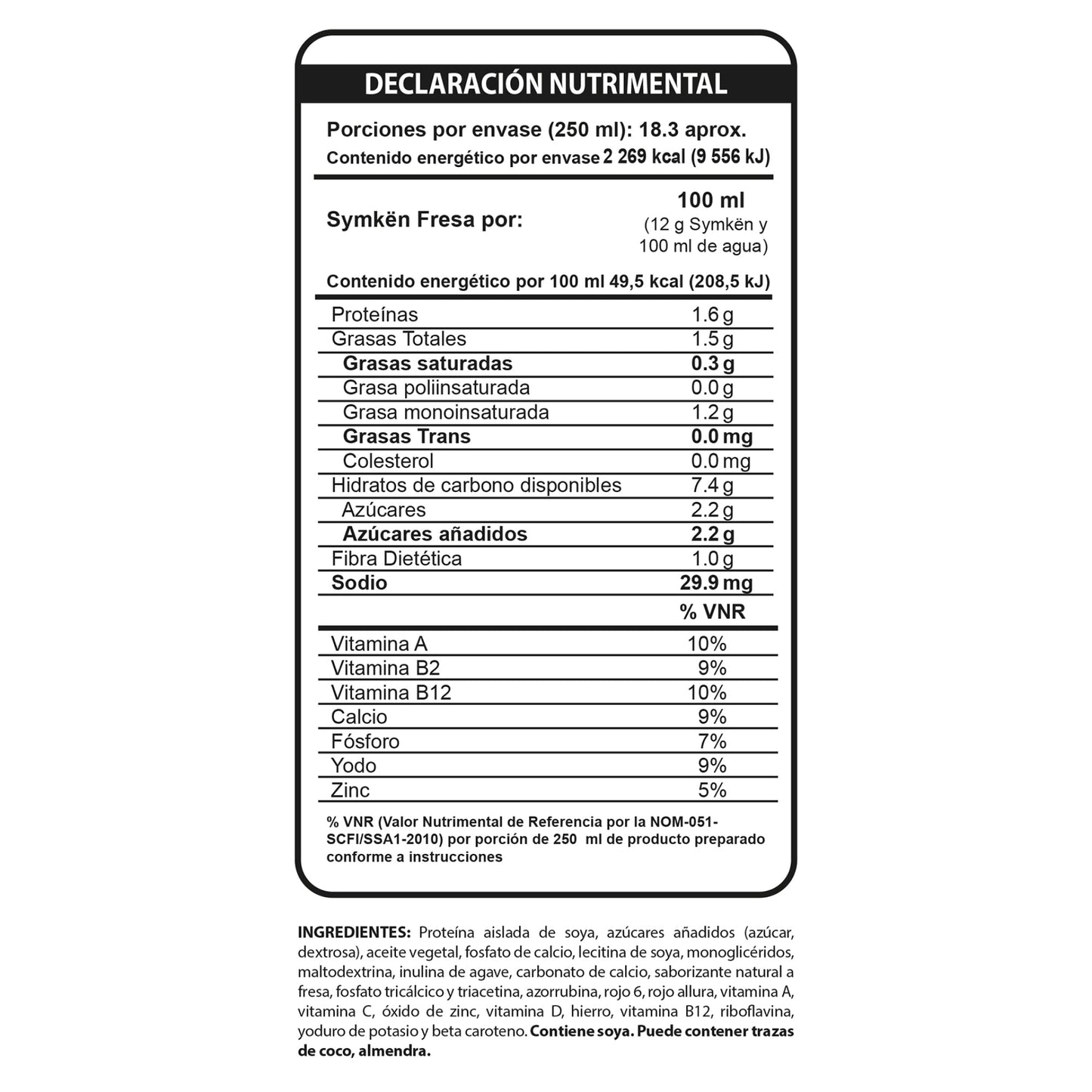 Bebida De Soya Fresa 550 G (SOYAMIGO)