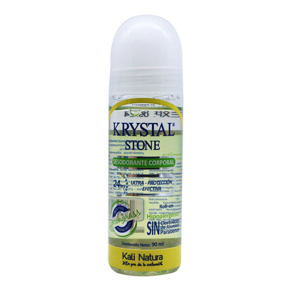 Desodorante Roll On Lemongrass  90 Mililitros (KRYSTAL STONE)