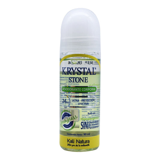 Desodorante Roll On Lemongrass  90 Mililitros (KRYSTAL STONE)