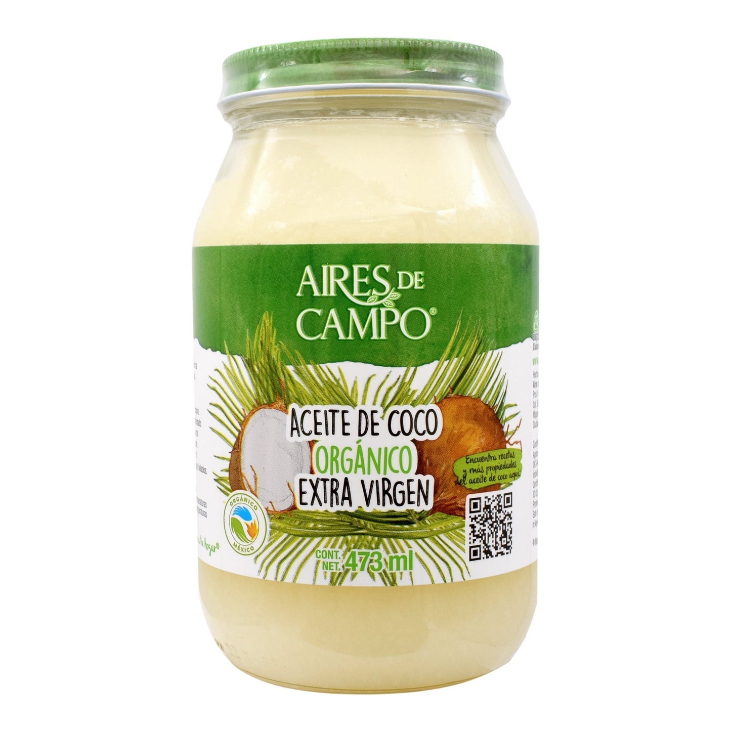 Aceite De Coco 473 Mililitros (AIRES DE CAMPO)