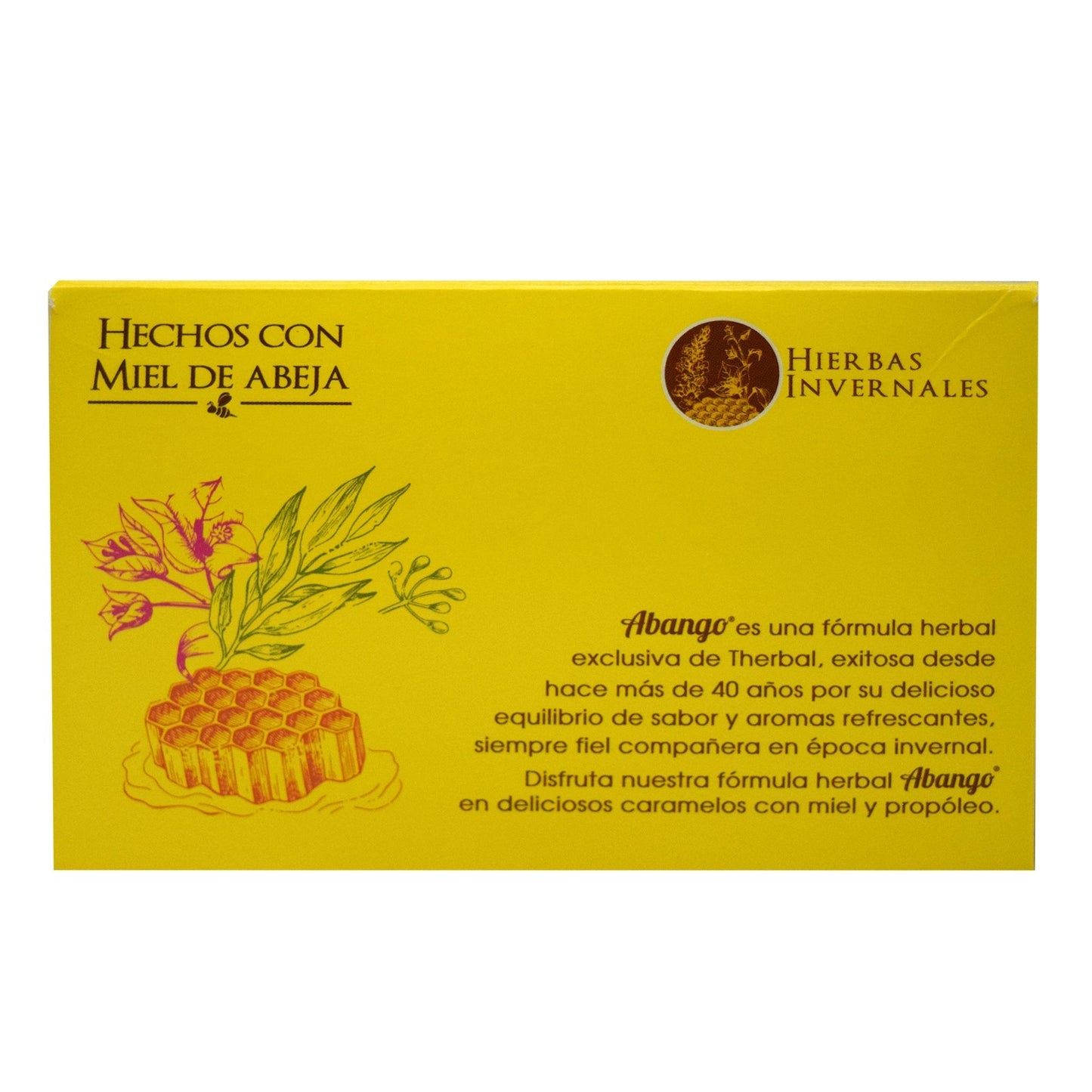 Caramelo Abango Con Miel 29.6 G (Paquete 12) (THERBAL)