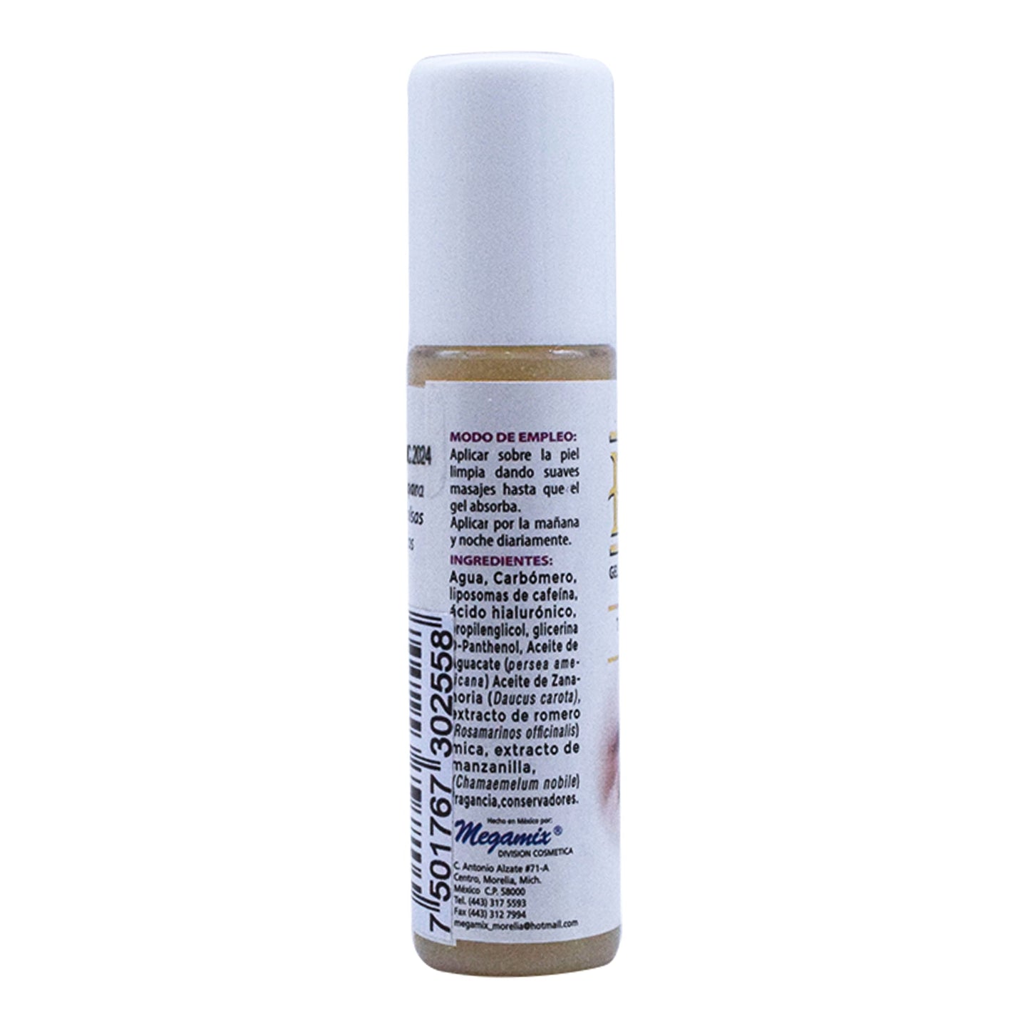 Gel De Liposomas De Cafeina Ebx 10 Mililitros (MEGAMIX)