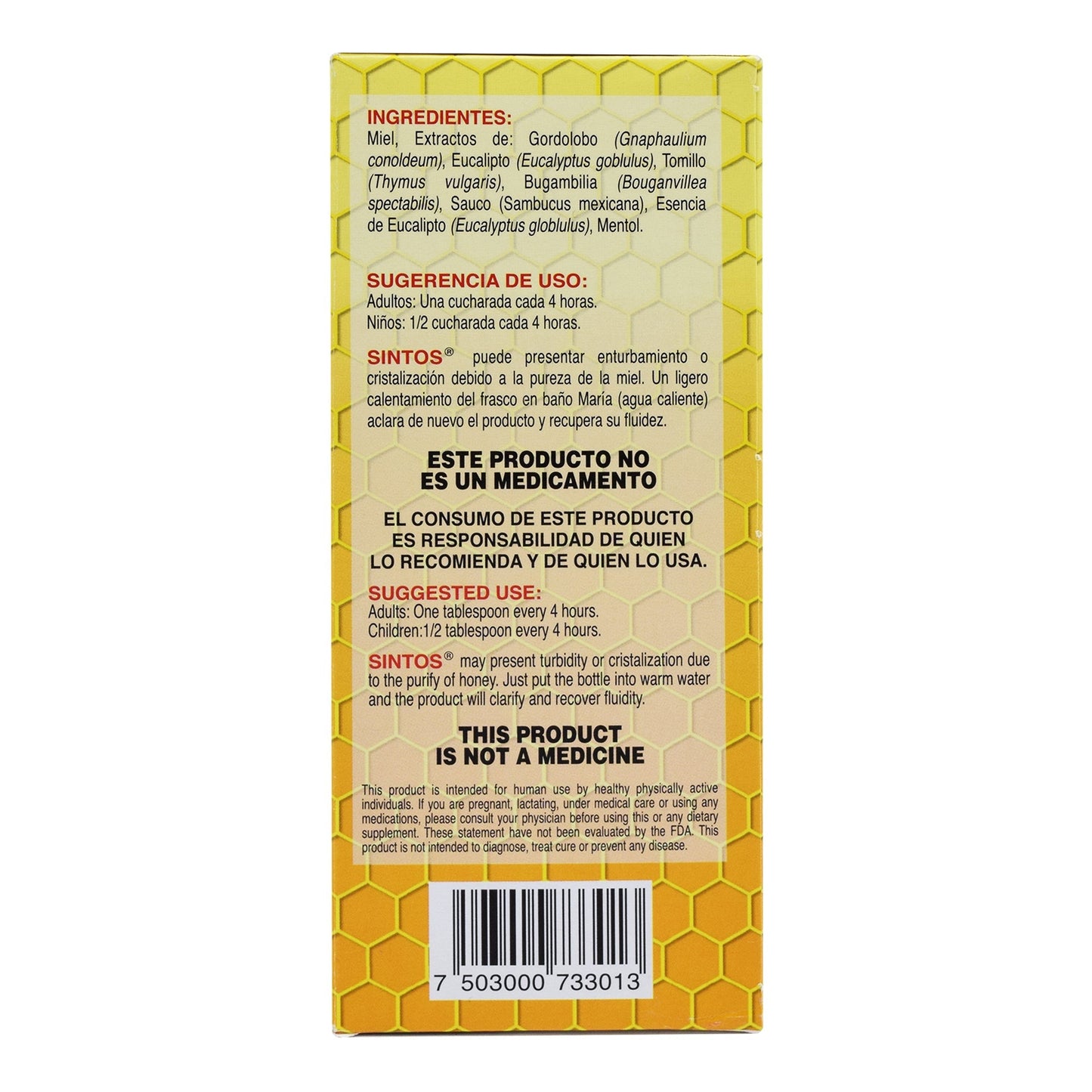 Jarabe Sin Tos  240 Mililitros (PRONACEN)