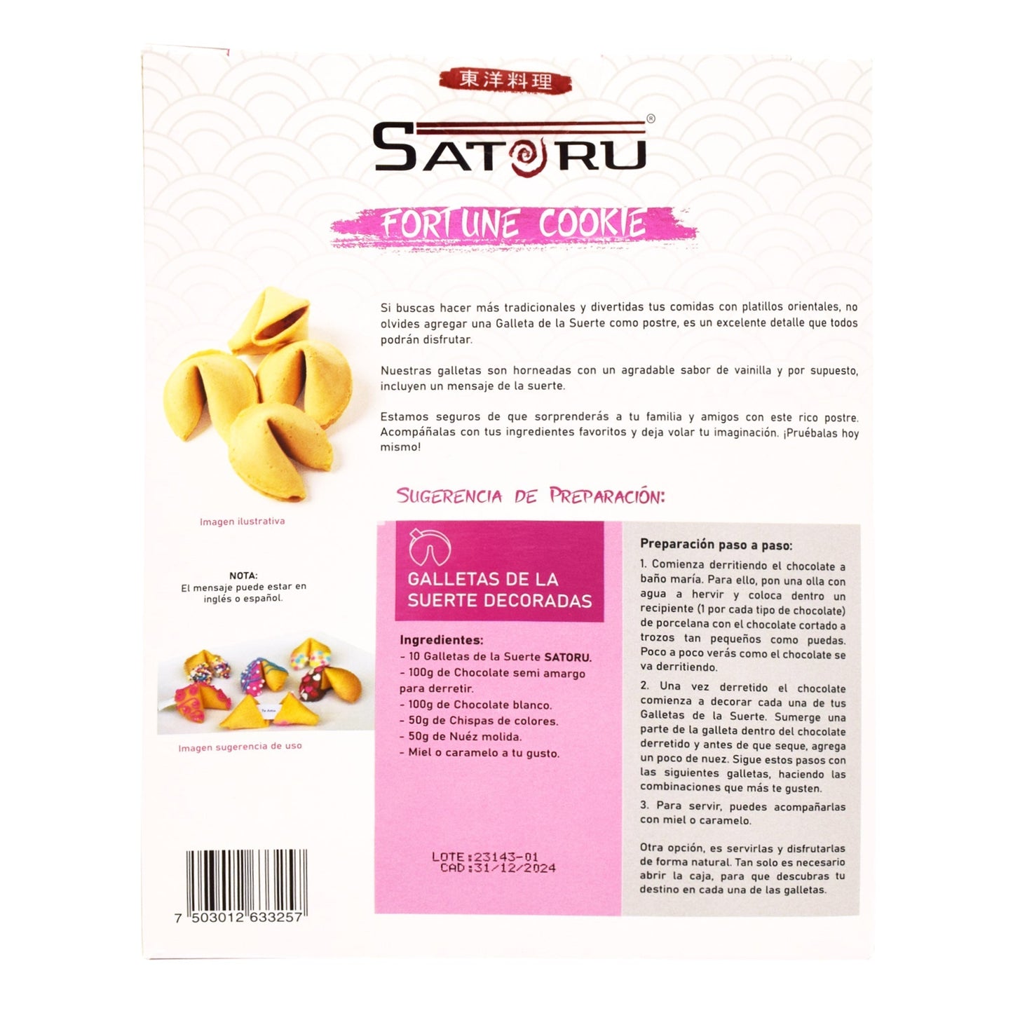 Galleta Suerte 100 G (SATORU)