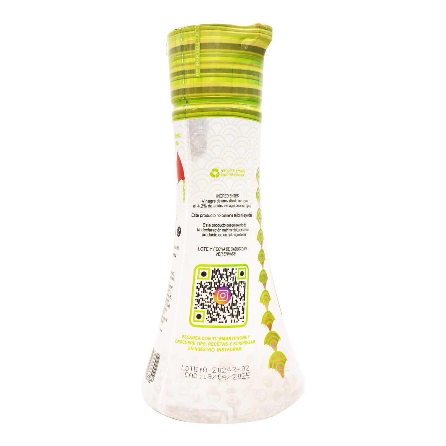 Vinagre De Arroz 275 Mililitros (SATORU)
