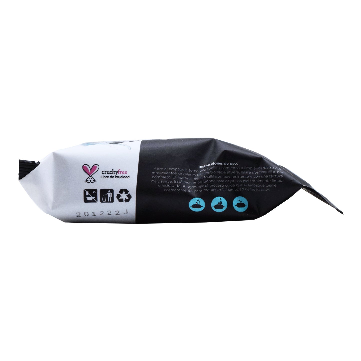 Toallita Desmaquillante Con Carbon Activado 30 Pzas (BY APPLE ACCESORIES)