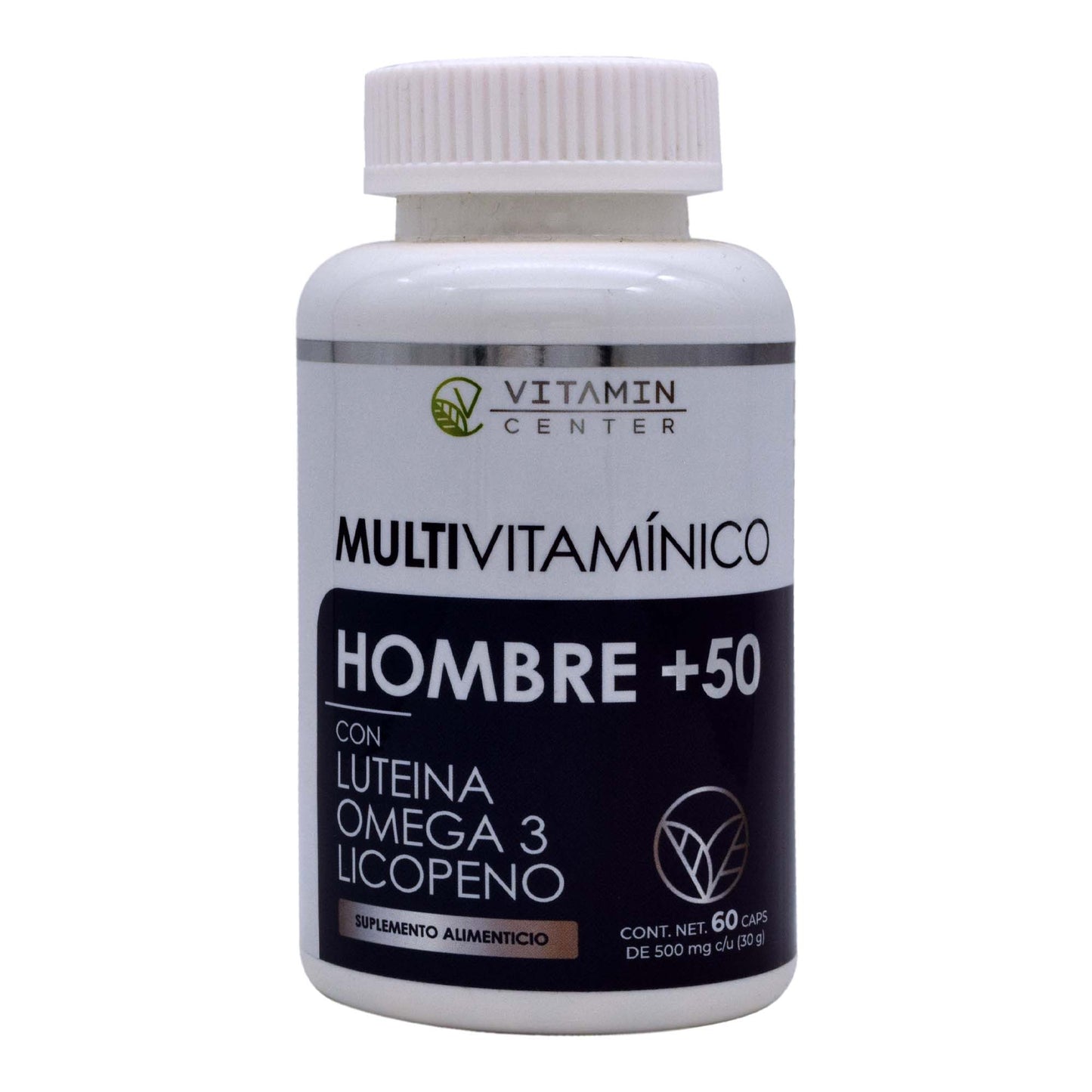 Multivitaminico Hombre 50 Mas 60 Cápsulas (VITAMIN CENTER)