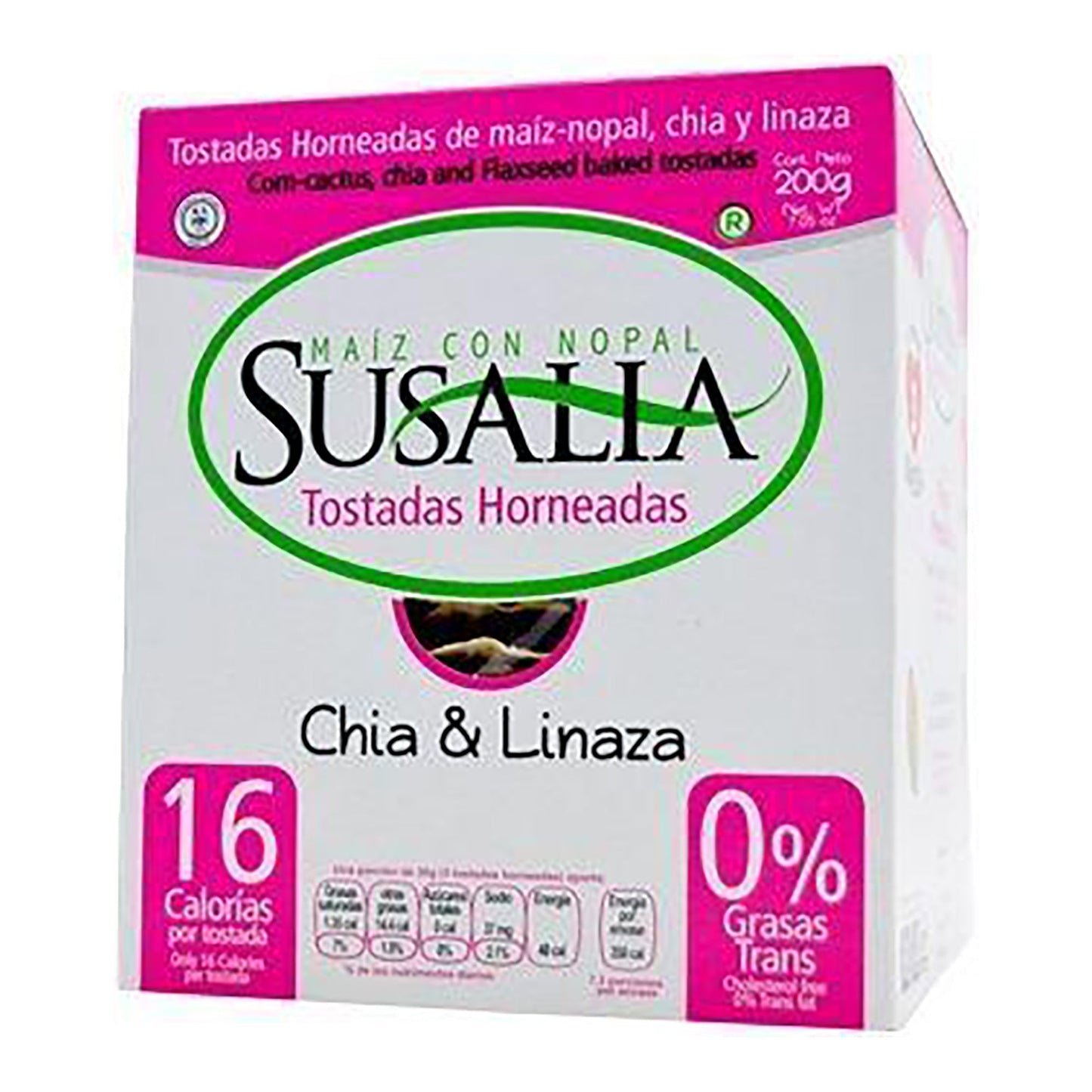 Tostadas Horneadas Chia Y Linaza 200 G (SUSALIA)