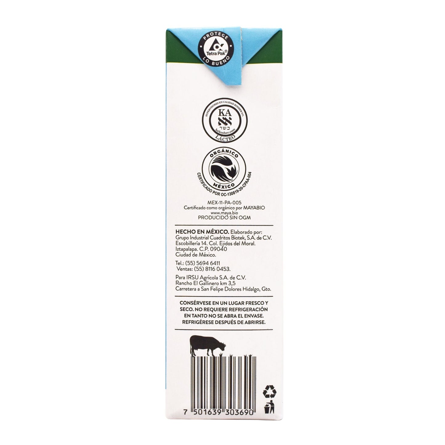 Leche Entera 1 L (BOVE)