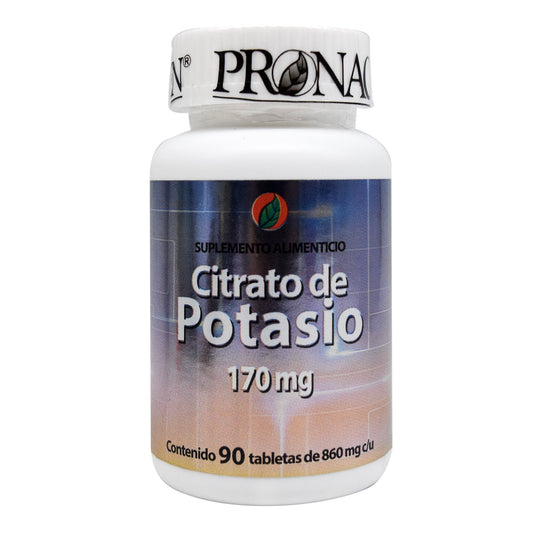Citrato De Potasio 90 Tabletas (PRONACEN)