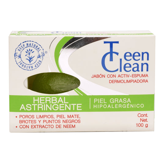 Jabon Herbal Astringente Teen Clean 100 G (KEEP NATURAL)