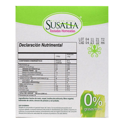 Tostada De Nopal 200 G (SUSALIA)