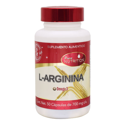 L Arginina Y Omega 3 50 Cápsulas (KEEP NATURAL)
