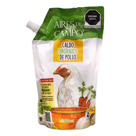 Caldo De Pollo 800 Mililitros (AIRES DE CAMPO)