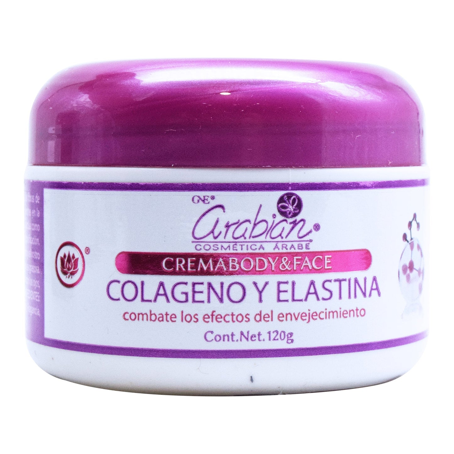 Crema De Colageno Y Elastina 120 G (ARABIAN)