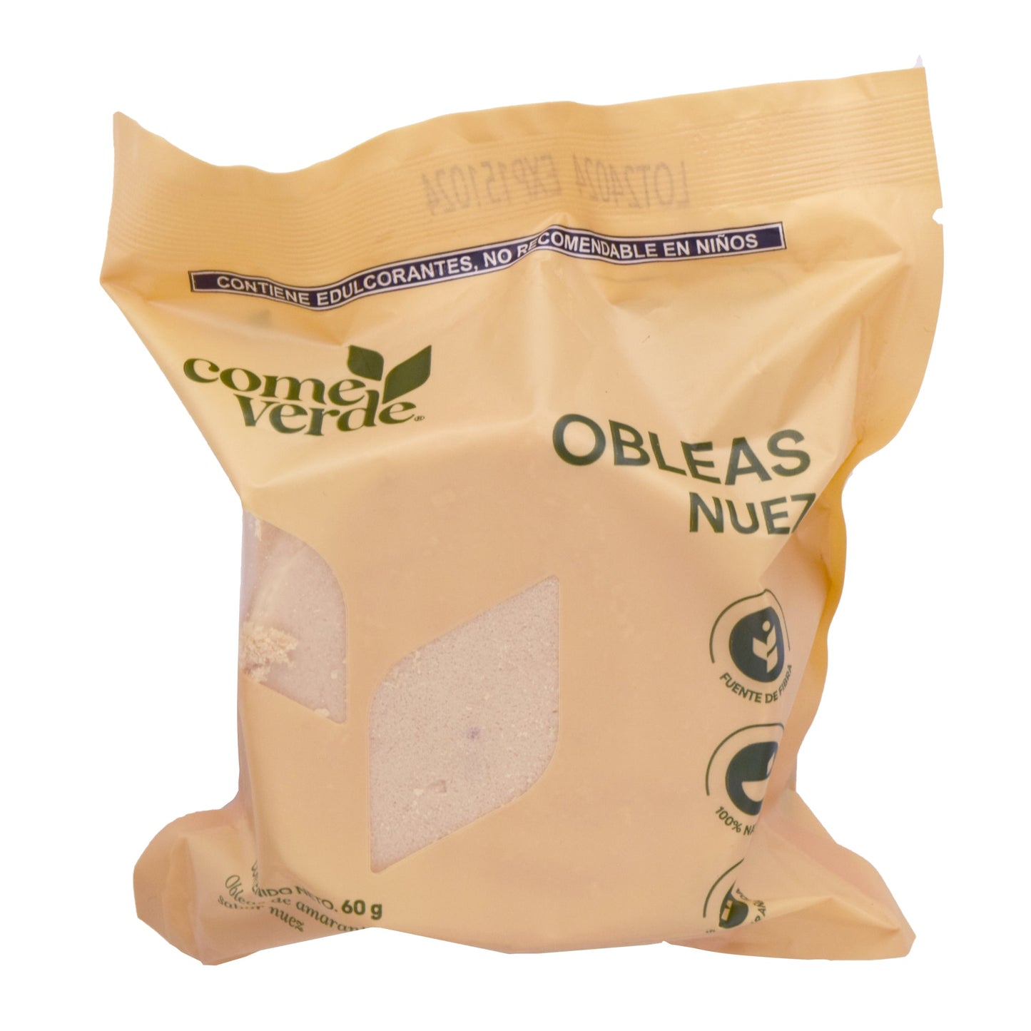 Obleas Nuez 60 G (COME VERDE)