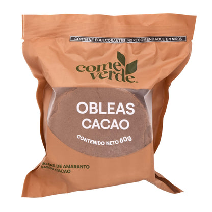 Obleas Cacao 60 G (COME VERDE)