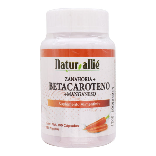 Betacaroteno 100 Cápsulas (NATURA CHAAK)