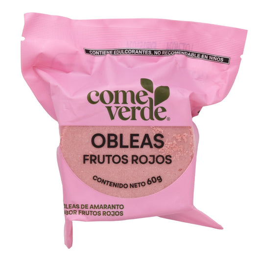 Obleas Frutos Rojos 60 G (COME VERDE)