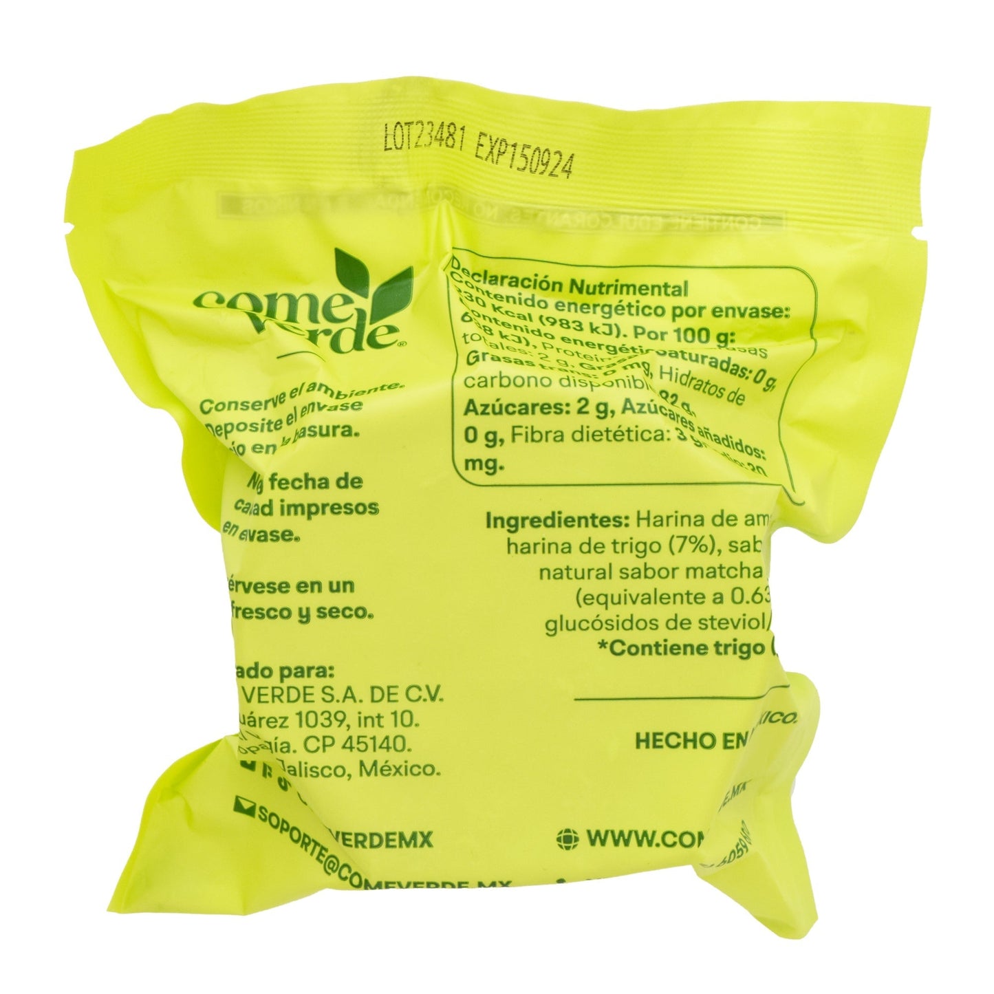 Obleas Matcha 60 G (COME VERDE)