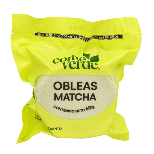 Obleas Matcha 60 G (COME VERDE)